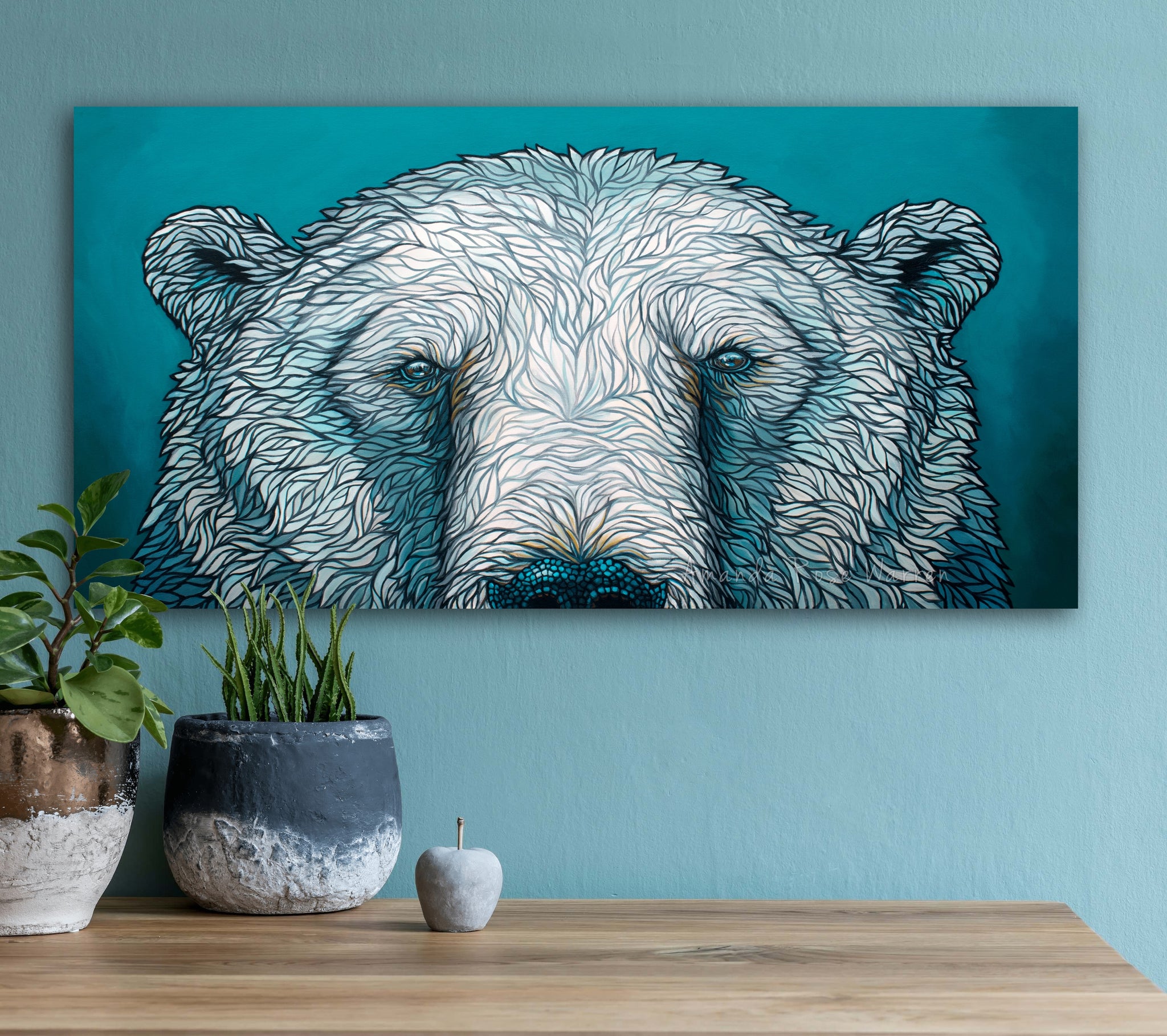 Siku Polar Bear Eyes Art Print– Amanda Rose Warren LLC